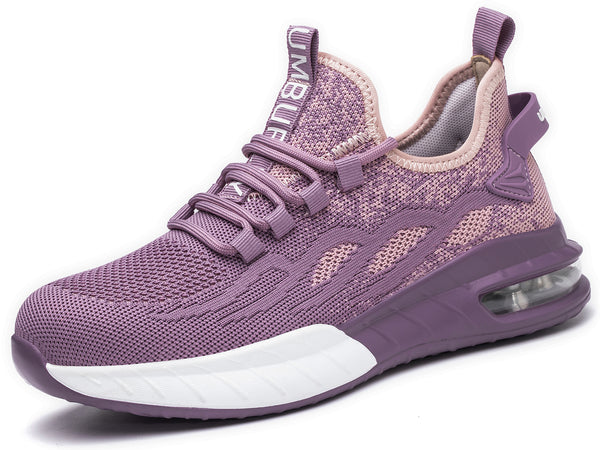 Women’s Steel Toe Safety Shoes Lightweight Work Sneakers Breathable Industrial Construction Boots