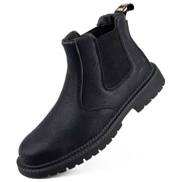 Steel Toe Work Boots for Men Women Leather Safety Shoes Construction Work Shoes Industrial Sneakers