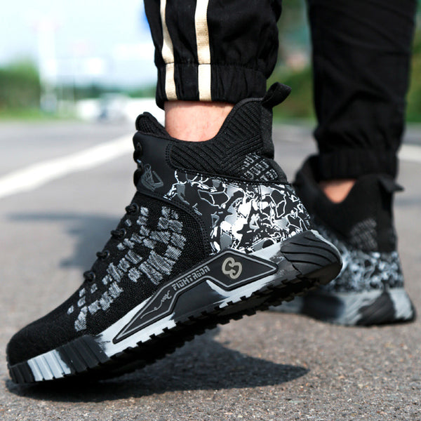 Steel Toe Safety Shoes for Men Women Breathable Work Boots Lightweight Industrial Sneakers Construction Work Shoes