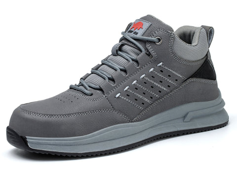 Composite Toe Safety Shoes for Men Women Lightweight Work Sneakers Leather Industrial Boots Construction Work Shoes